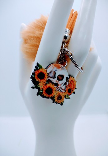 Brat style sunflower and skull - brat,