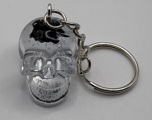 Skull keychain vivianite - skull,